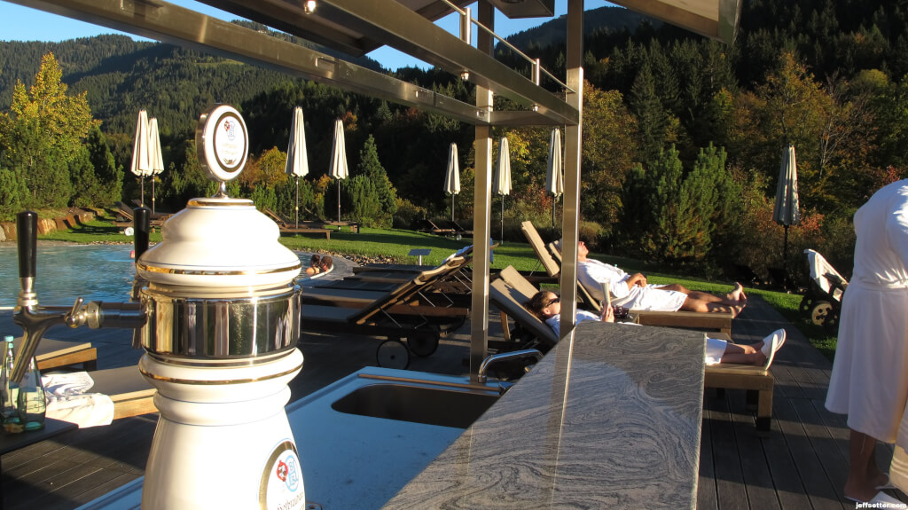 Only in Germany: Beer at the Spa!
