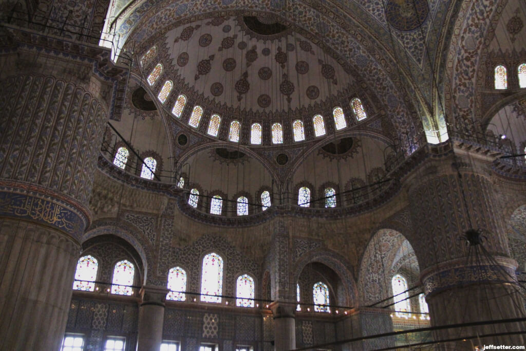 Walls of the Blue Mosque