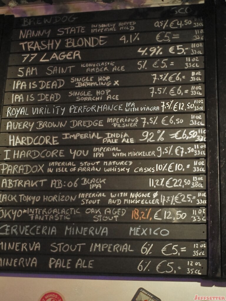Beer with Viagra. I didn