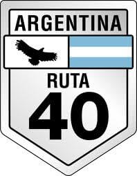 Argentina Ruta 40 Road Sign