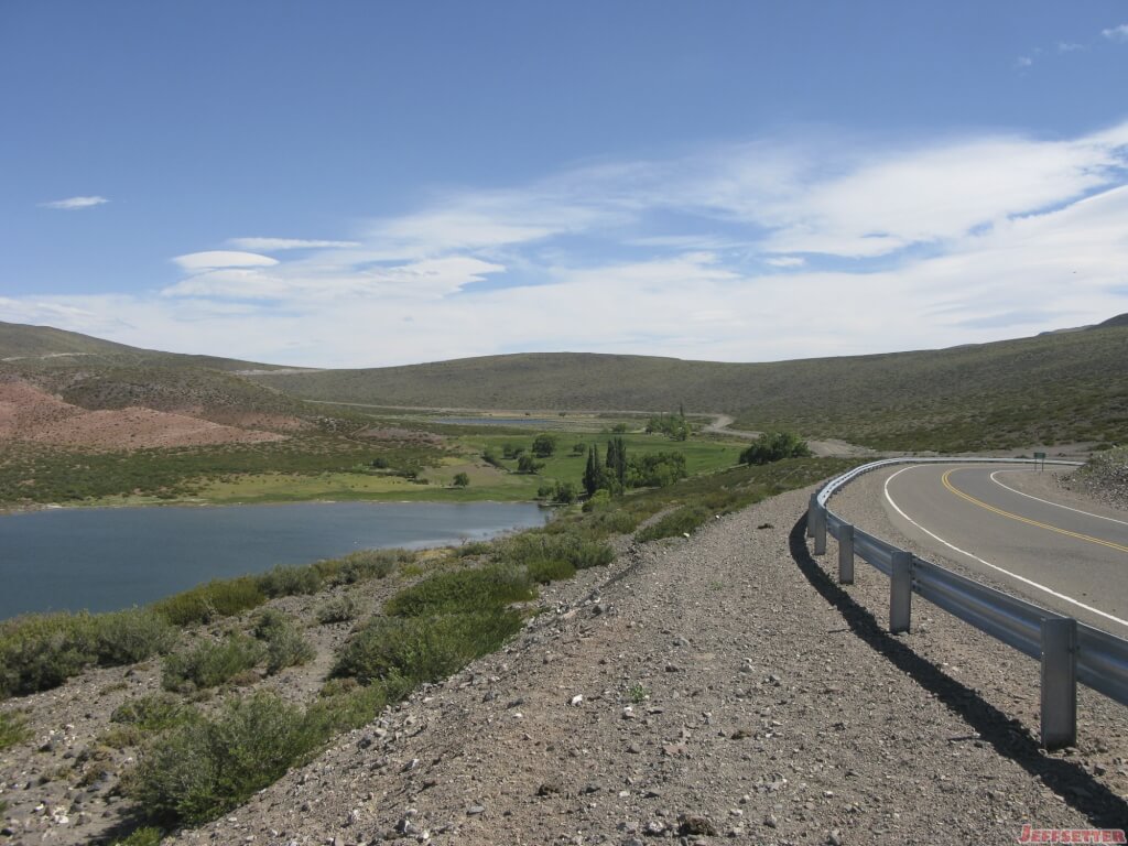This lake made irrigation and green grass possible for some farmers