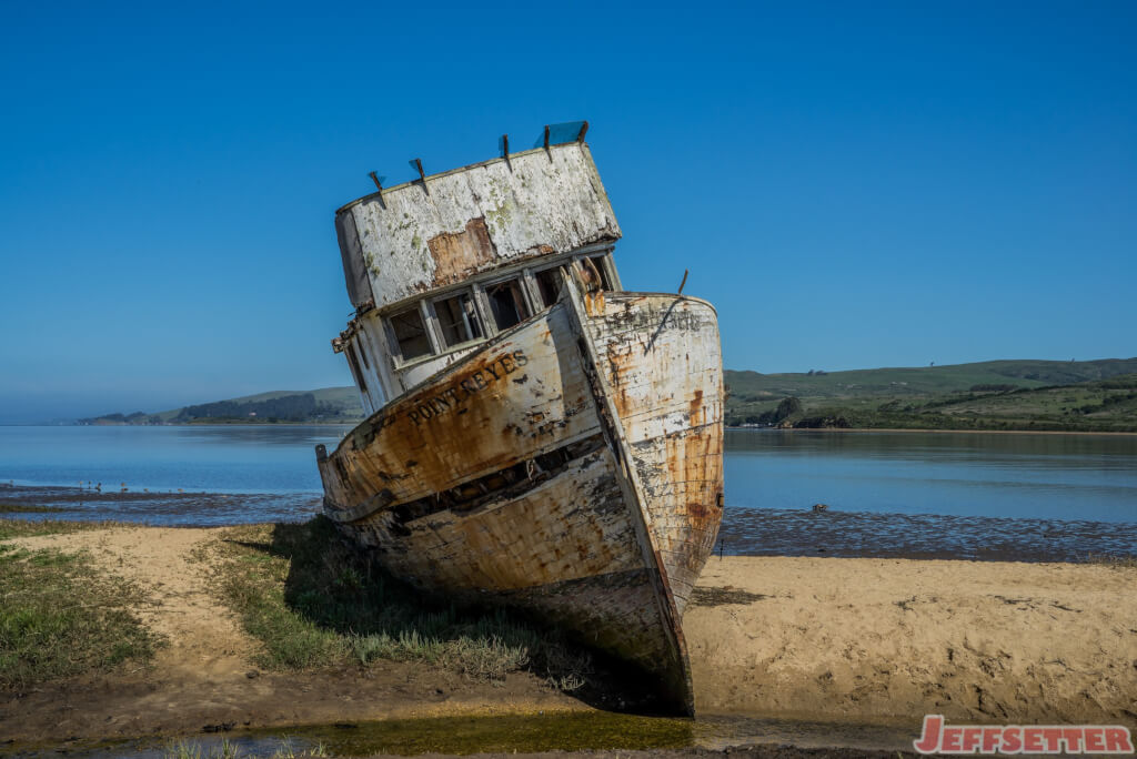 Shipwreck at Bolinas Point - Point Reyes, California