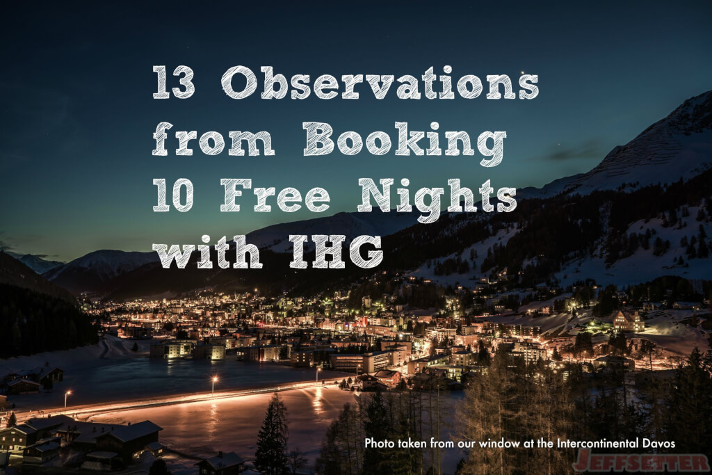 13 Observations IHG