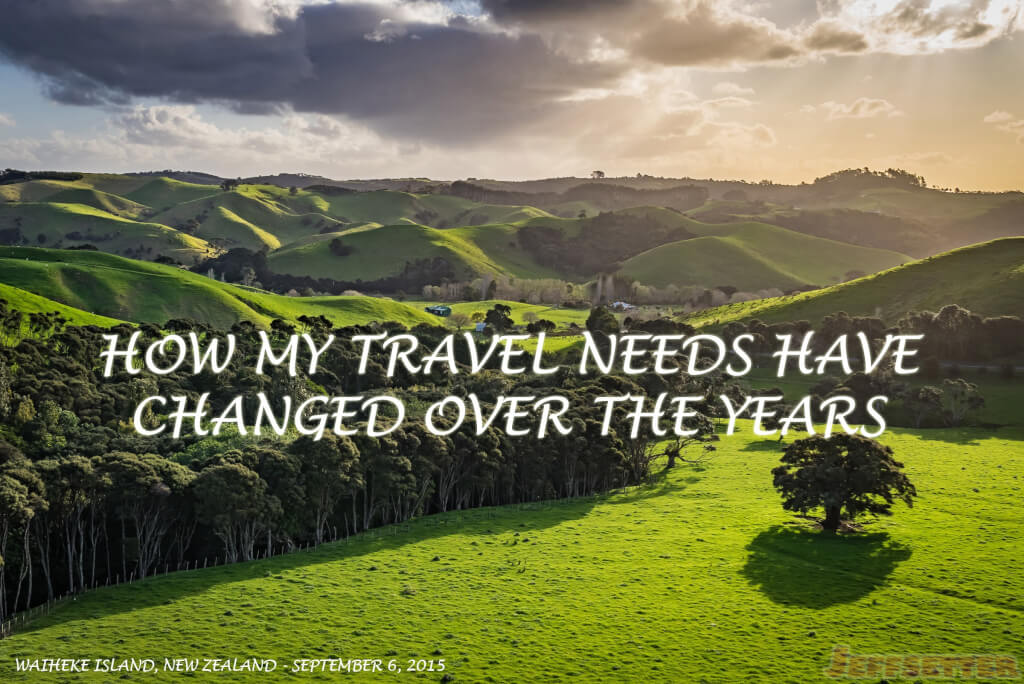 From Massive Debt to Expense Accounts to Full Time Nomad: How My Travel Needs Have Changed Over the Years