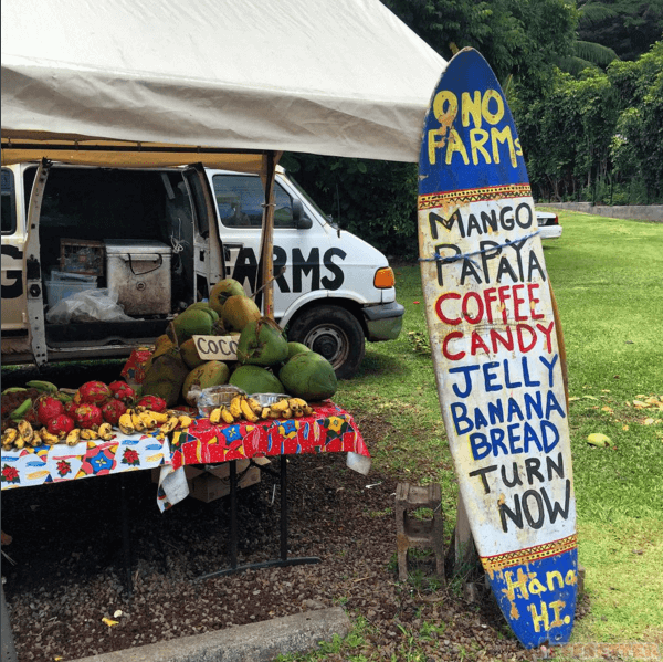 Road to Haha Fruit Stand