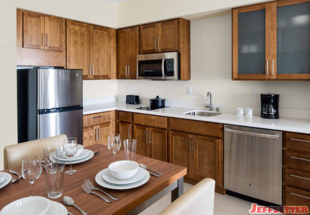 In-Room Kitchen - Courtesy Marriott International