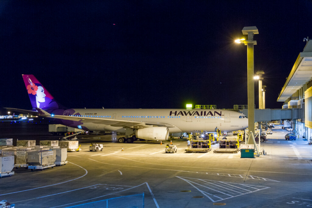 Hawaiian Air HNL-LAS Red-Eye