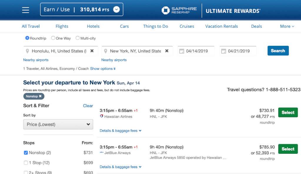 Consider Booking Through Credit Card Portals