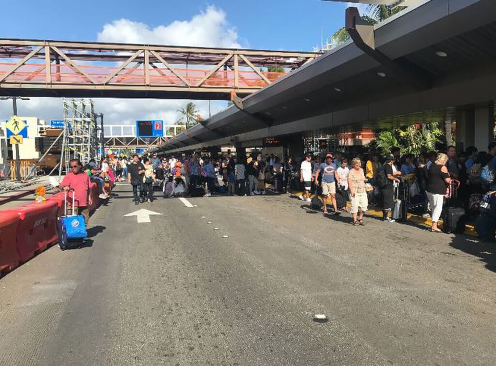 Chaos at the Daniel K. Inouye International Airport