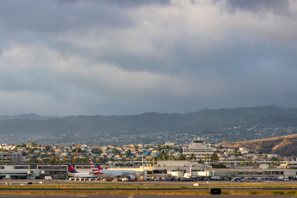 Chaos at the Daniel K Inouye International Airport