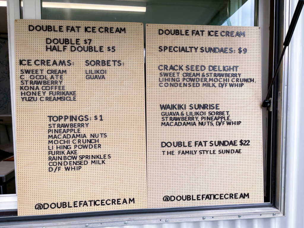 The Tastiest Secret Spot in Waikiki - Double Fat Ice Cream