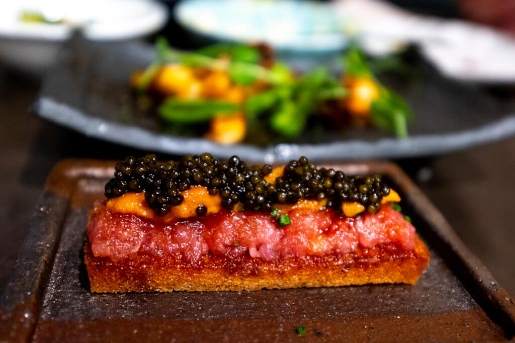 Agaru Ahi Toast