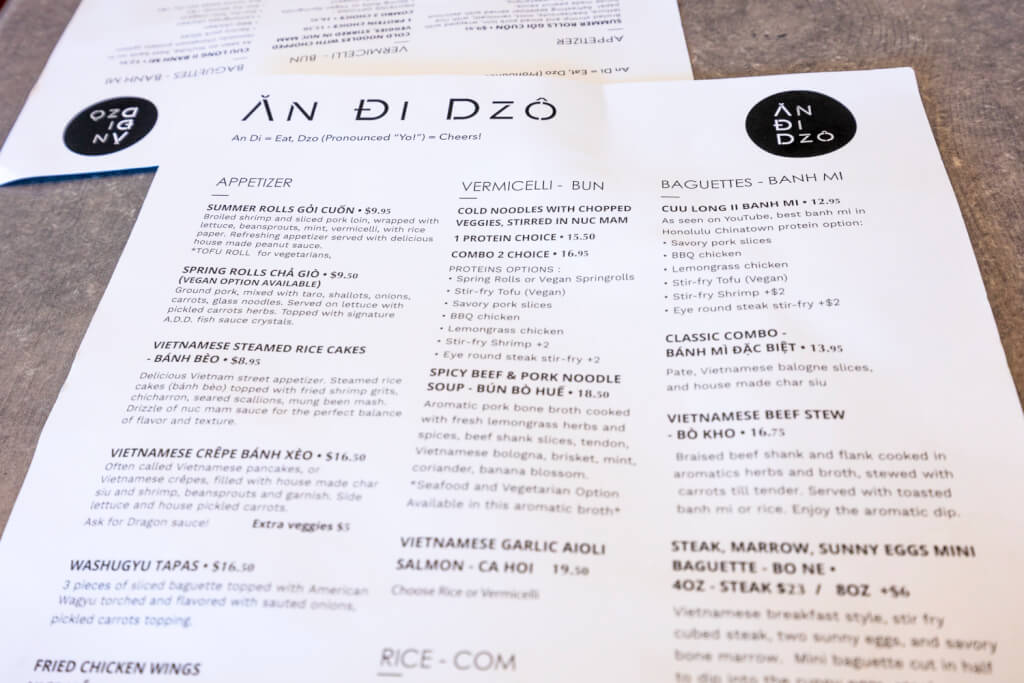 An Di Dzo Hawaii