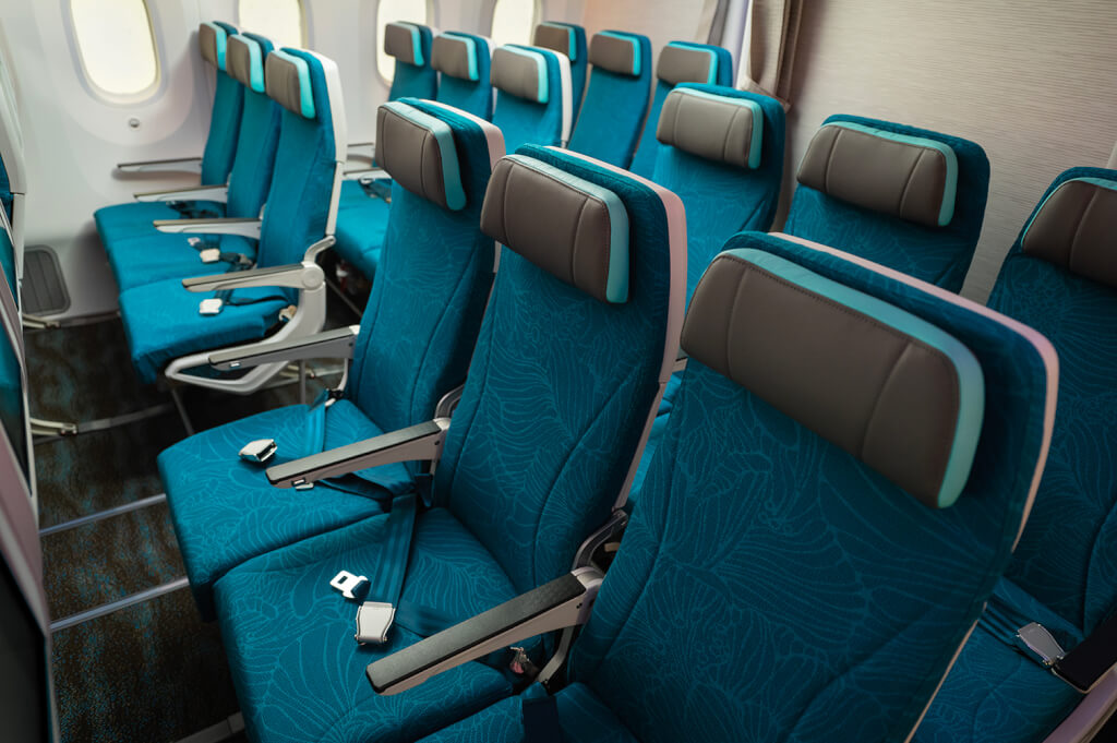 Hawaiian 787 Interior Main Cabin
