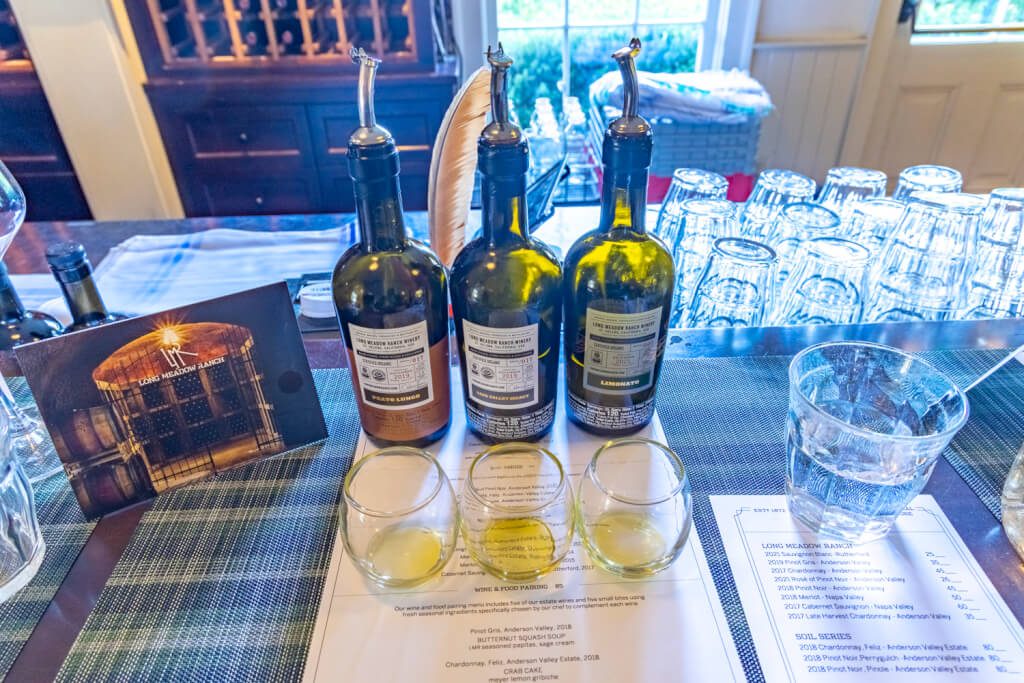 Olive Oil Tasting at Long Meadow Ranch