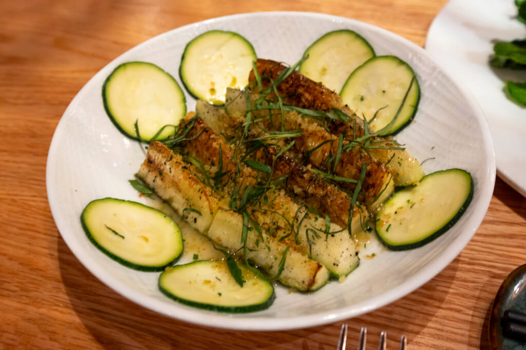 Arden Waikiki seared Kahumana zucchini