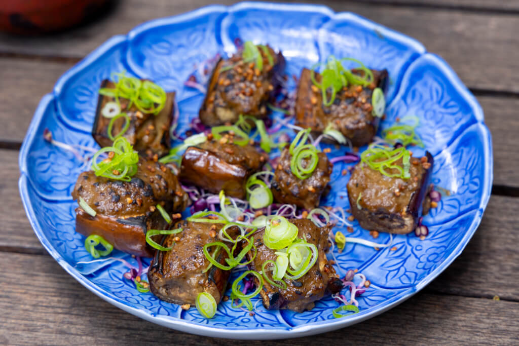 Wabisabi Hawaii miso eggplant