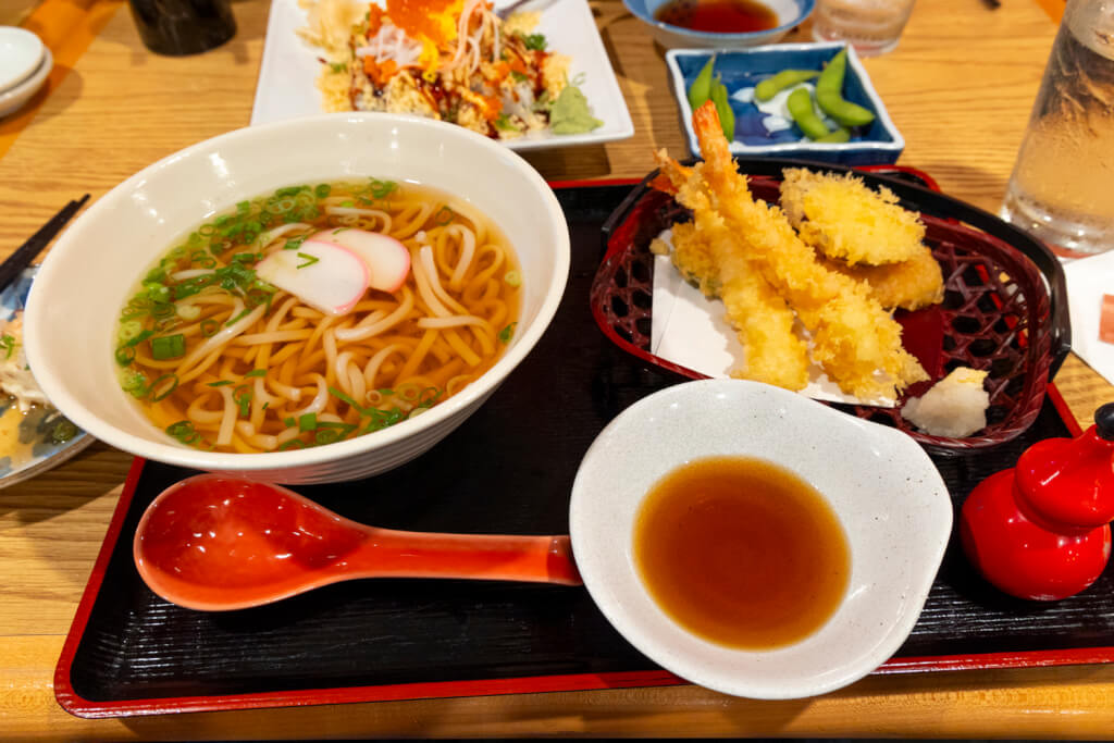 Mr Ojisan tempura udon