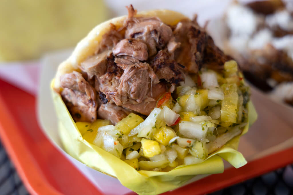 Miss Arepa Maui - jack fruit Hawaiiana