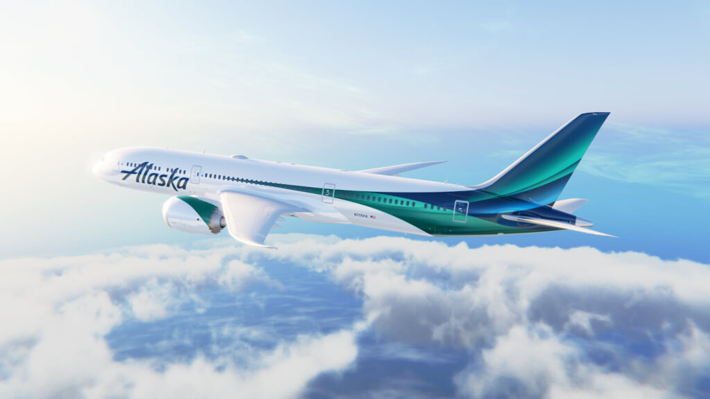 New Alaska Air 787 livery