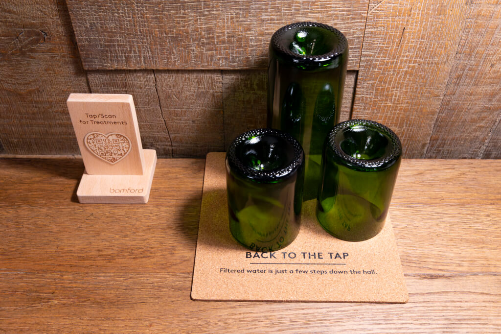 1 Hotel SF drinking glasses