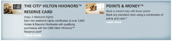 Hilton Website Credit Card Offers