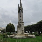 Statue Outside of Notre Dame