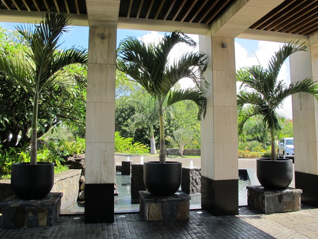 Car Reception Area at Four Seasons Mauritius Car Reception Area at Four Seasons Mauritius