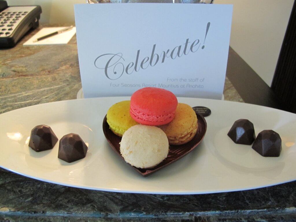 Welcome Amenity at the Four Seasons Mauritius Welcome Amenity at the Four Seasons Mauritius