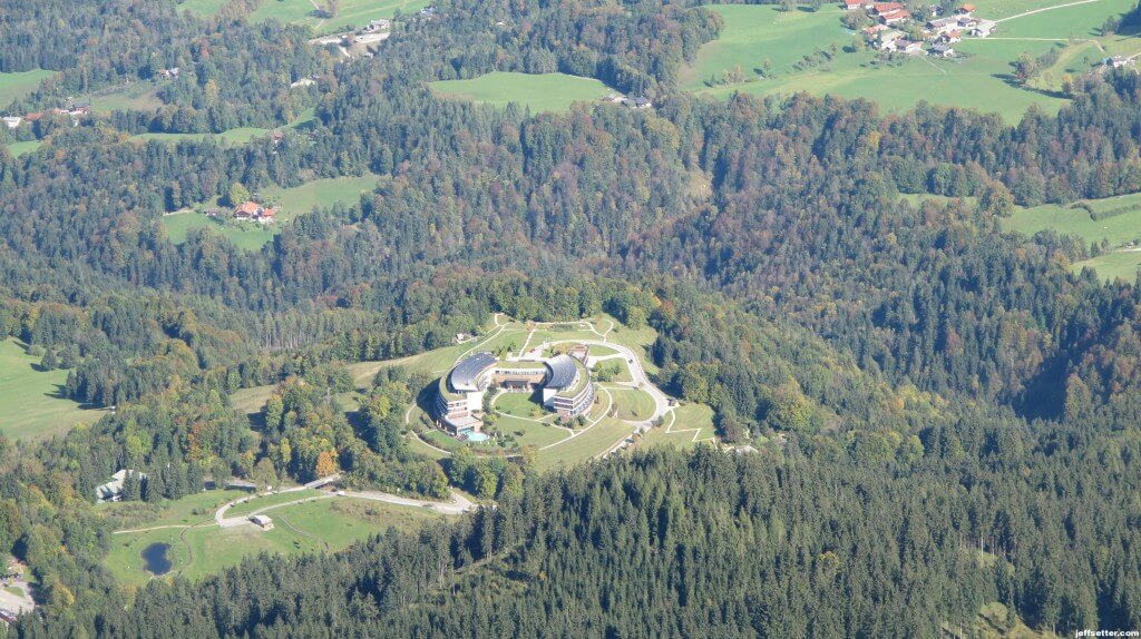 View of the Intercontinental Berchtesgaden from Hitler's Eagles Nest View of the Intercontinental Berchtesgaden from Hitler's Eagles Nest