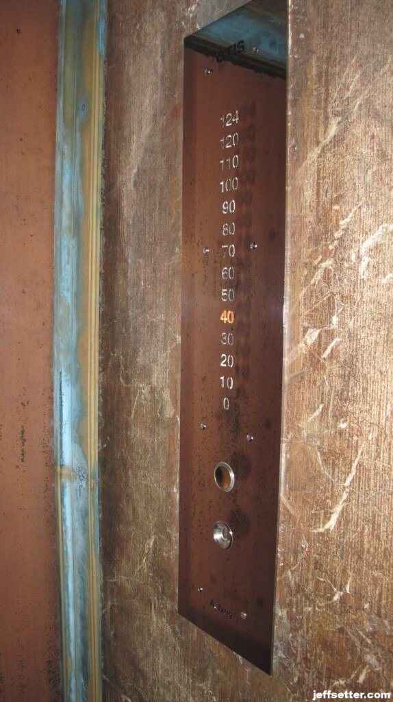 Original Elevator Button Panel