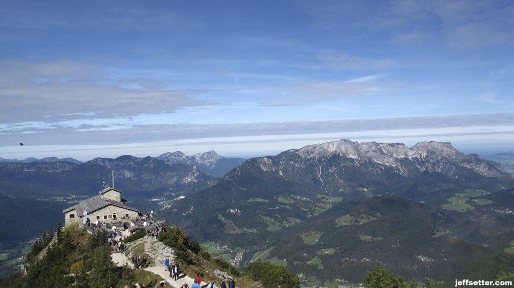 Eagles Nest on its Perch overlooking Berchtesgaden