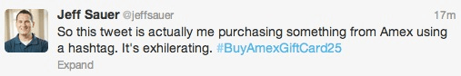 Tweet Amex Sync