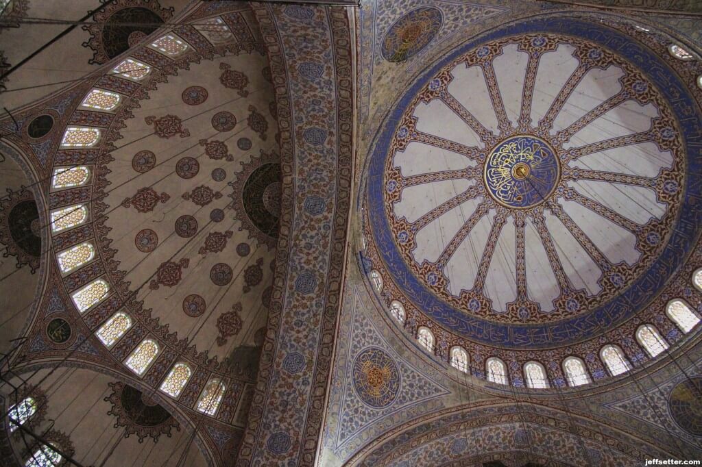 Blue Mosque Ceiling