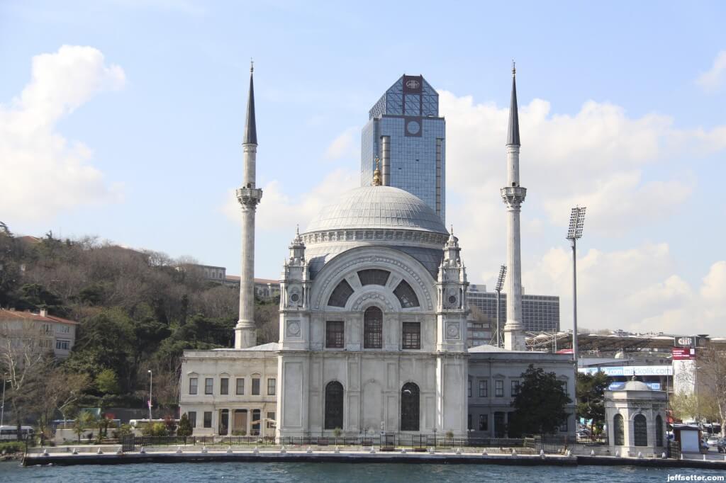 Mosque and Ritz Carlton Istanbul