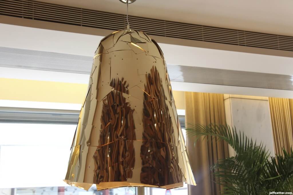 Copper Lamp Shade Art 