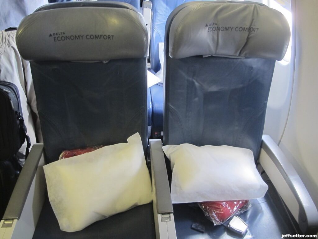 A Typical Economy Comfort Seat