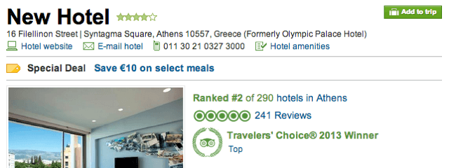 New Hotel Athens Tripadvisor