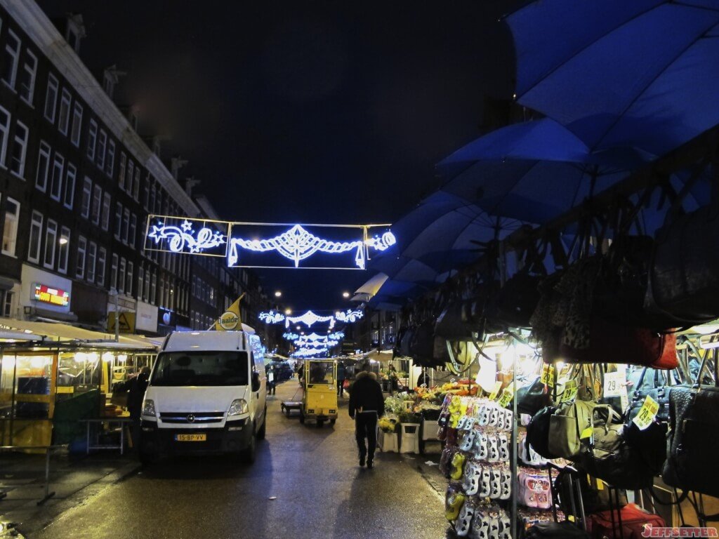 A Random Market at Night