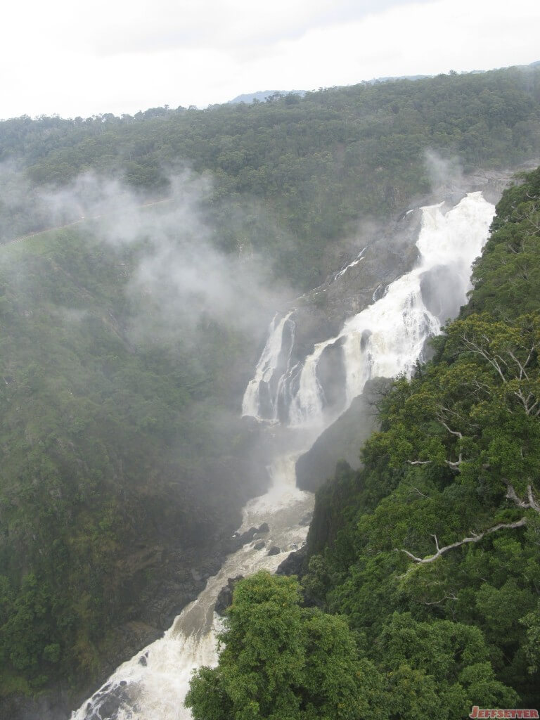 Barron Falls from the sky