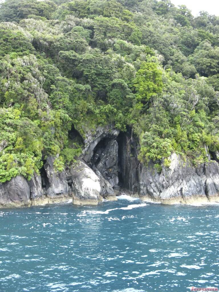 Fjord Caves and some Blue Water