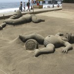 Sand Sculptures in Vina Del Mar, Chile