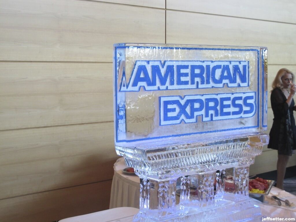 American Express Ice Art