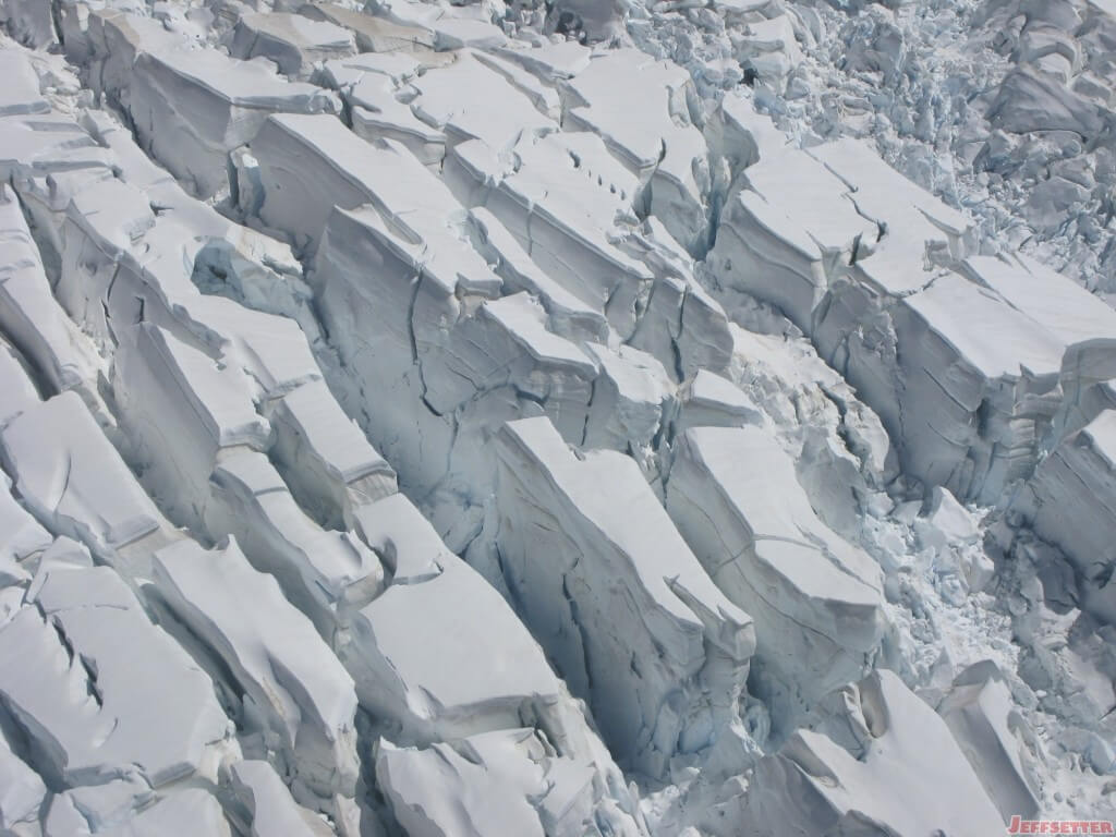 Franz Josef Glacier in New Zealand taken Via Helicopter