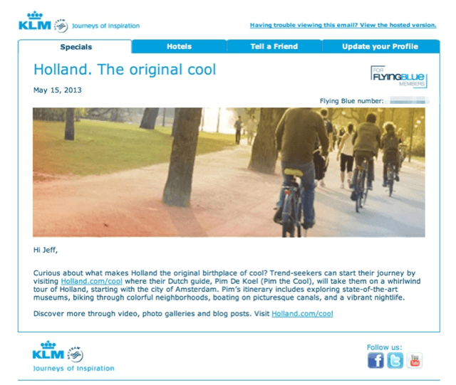 KLM Holland Original Cool