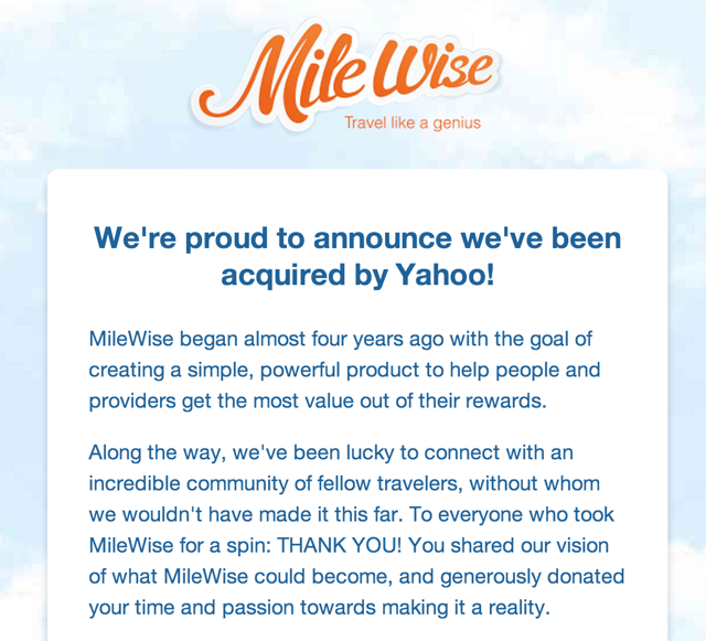 MileWise Website