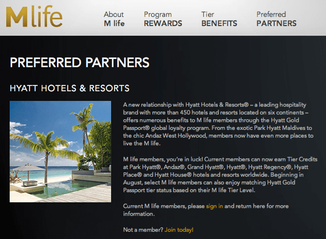 Hyatt MLife Partnership