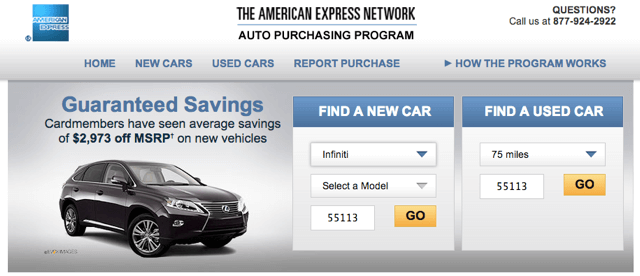 American Express Auto Purchasing Program