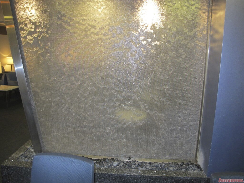 Water Feature in the Lounge