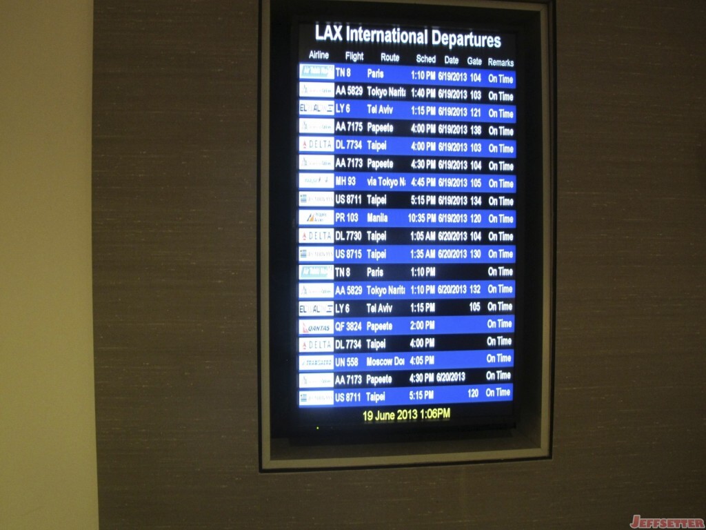 Departure List